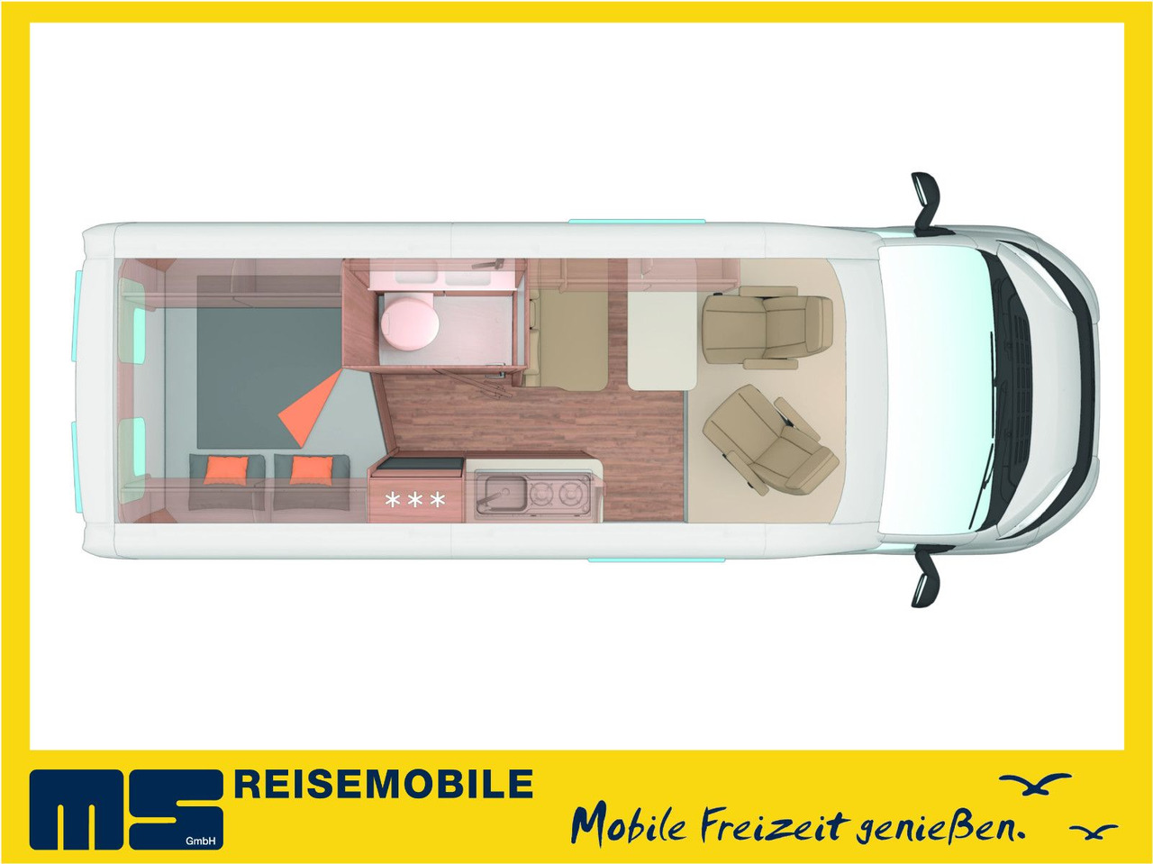 Weinsberg CARABUS GREY 540 MQ - EDITION FIRE /-2026-/140PS - Camper Van: das Bild 2 Weinsberg CARABUS GREY 540 MQ - EDITION FIRE /-2026-/140PS - Camper Van: das Bild 2