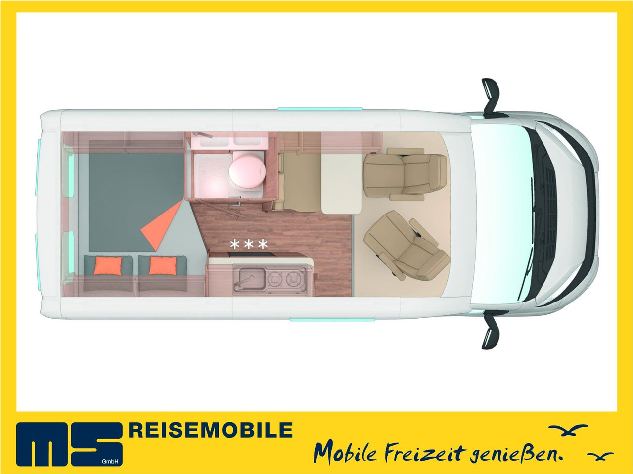 Weinsberg CARABUS GREY 540 MQ - EDITION FIRE /-2026-/140PS - Camper Van: das Bild 2 Weinsberg CARABUS GREY 540 MQ - EDITION FIRE /-2026-/140PS - Camper Van: das Bild 2