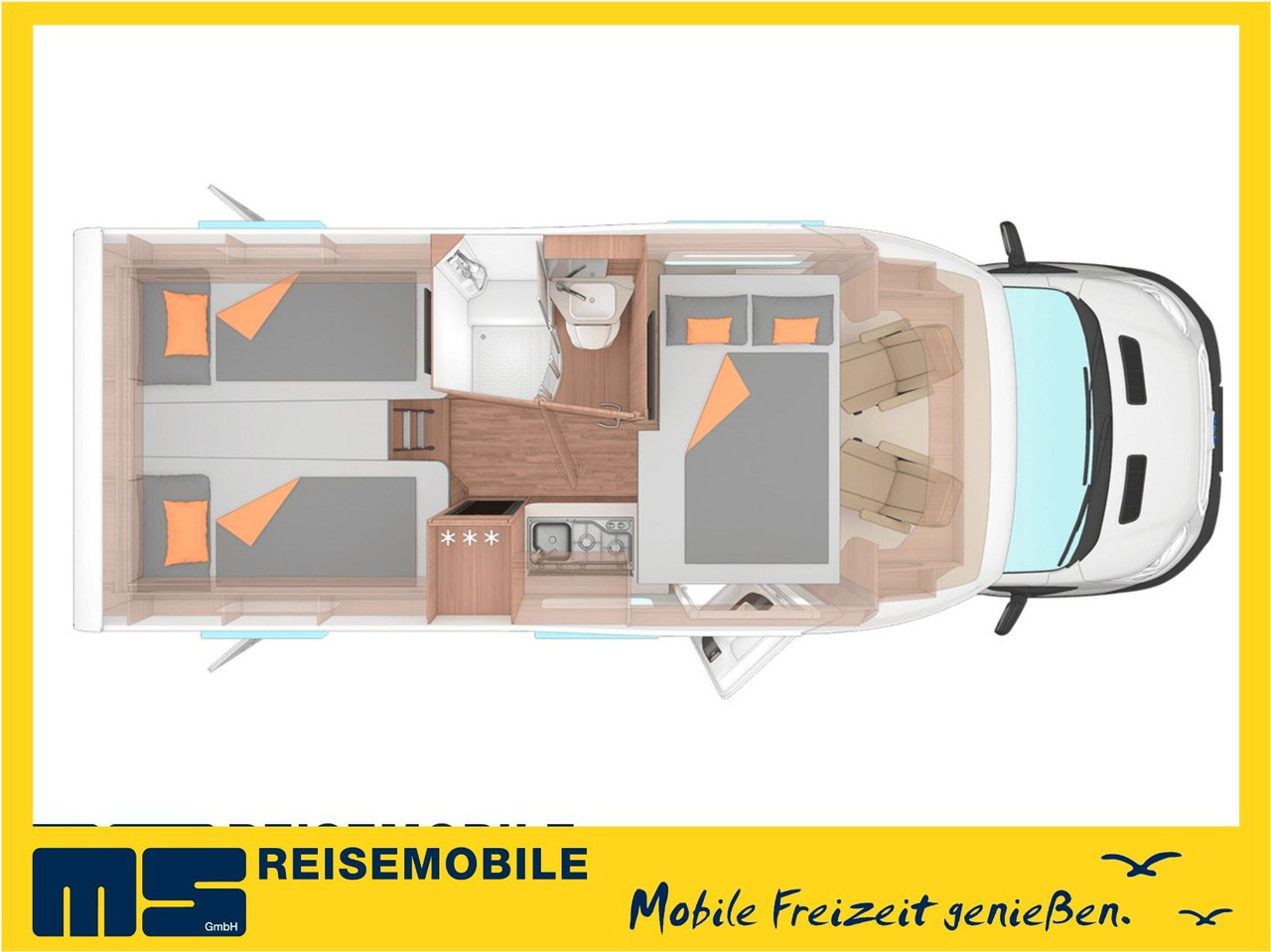 Weinsberg CARASUITE 650 MEG /155PS /EINZELBETTEN & HUBBETT - Teilintegriertes Wohnmobil: das Bild 2 Weinsberg CARASUITE 650 MEG /155PS /EINZELBETTEN & HUBBETT - Teilintegriertes Wohnmobil: das Bild 2