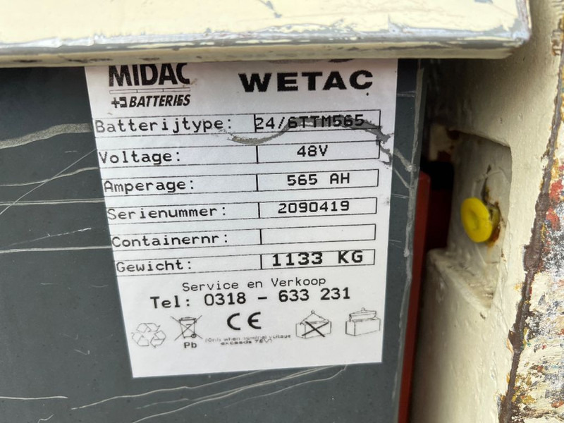 Elektrostapler Nissan 02L25CU Heftruck Nissan 02L25CU duplo 340 Freelift elektrisch: das Bild 14