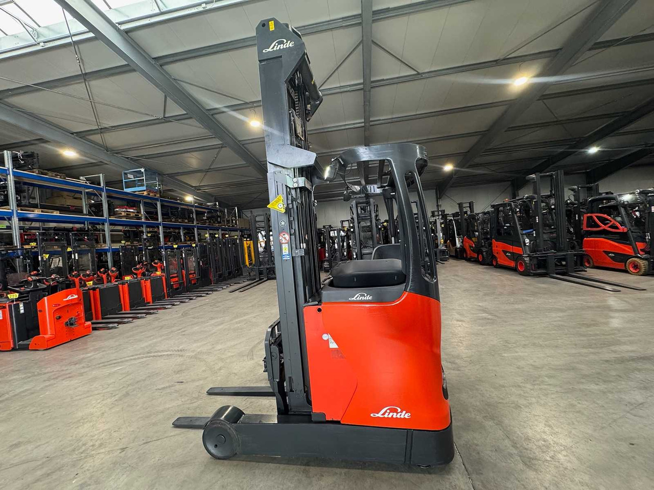 04/2019 SERVICE + UVV 11/2026 LINDE R16 1,600KG TRIPLEX 505CM RAVAS SCALES ELECTRIC FORKLIFT REACH TRUCK 3,671 HOURS - Gabelstapler: das Bild 3 04/2019 SERVICE + UVV 11/2026 LINDE R16 1,600KG TRIPLEX 505CM RAVAS SCALES ELECTRIC FORKLIFT REACH TRUCK 3,671 HOURS - Gabelstapler: das Bild 3