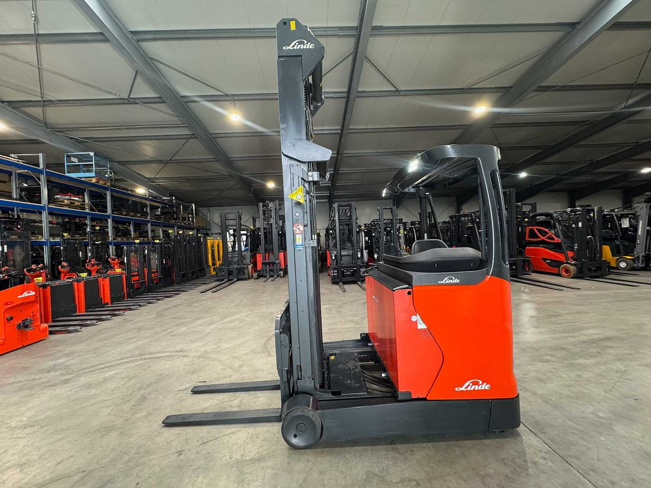 04/2019 SERVICE + UVV 11/2026 LINDE R16 1,600KG TRIPLEX 505CM RAVAS SCALES ELECTRIC FORKLIFT REACH TRUCK 3,671 HOURS - Gabelstapler: das Bild 4 04/2019 SERVICE + UVV 11/2026 LINDE R16 1,600KG TRIPLEX 505CM RAVAS SCALES ELECTRIC FORKLIFT REACH TRUCK 3,671 HOURS - Gabelstapler: das Bild 4