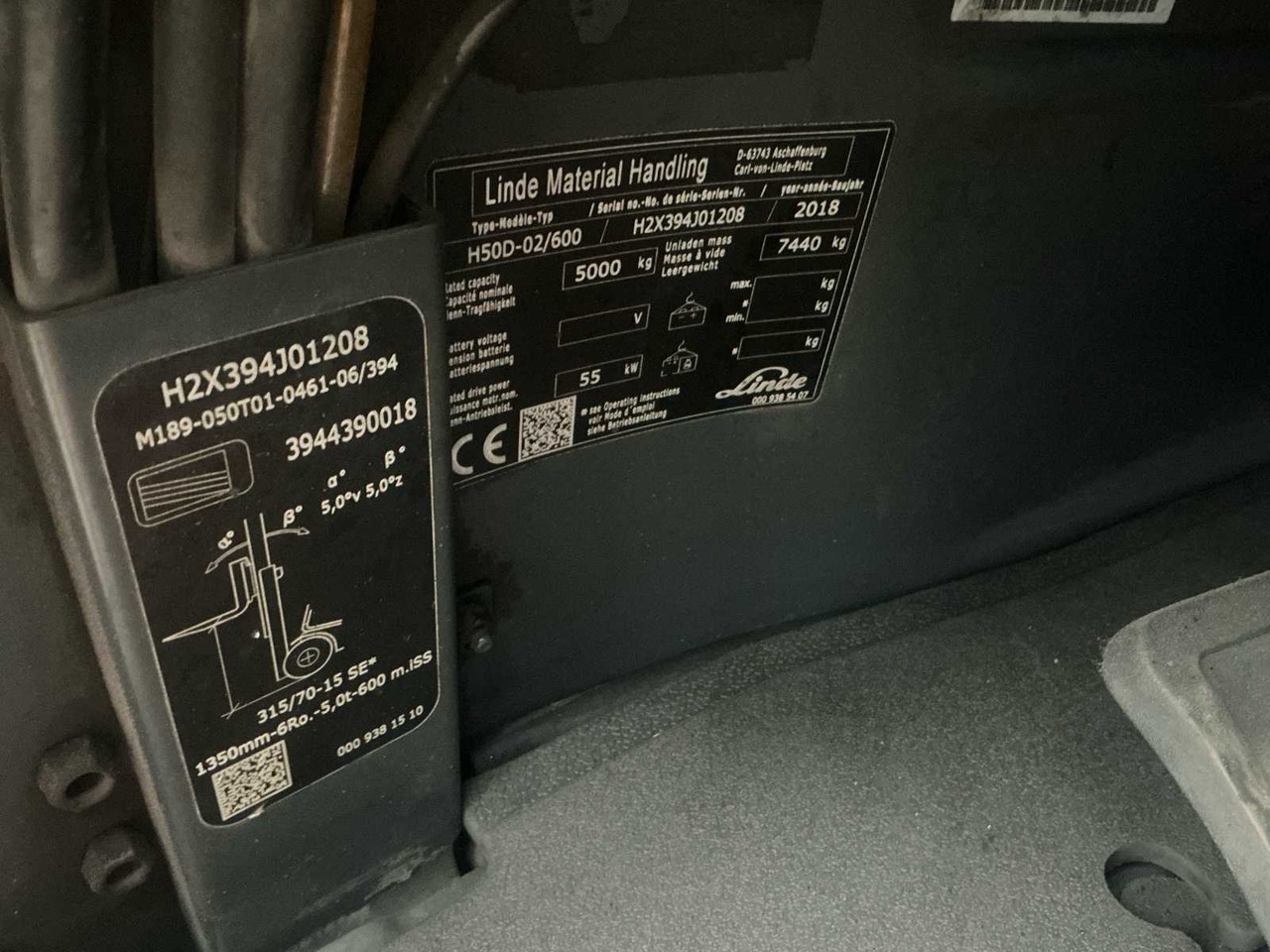 Gabelstapler 2018 LINDE H50D-02/600 FORKLIFT TRUCK: das Bild 13 Gabelstapler 2018 LINDE H50D-02/600 FORKLIFT TRUCK: das Bild 13