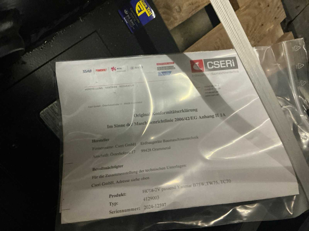 2024 YANMAR HC08-2V QUICK COUPLER, HYDR. - Radlader: das Bild 5 2024 YANMAR HC08-2V QUICK COUPLER, HYDR. - Radlader: das Bild 5