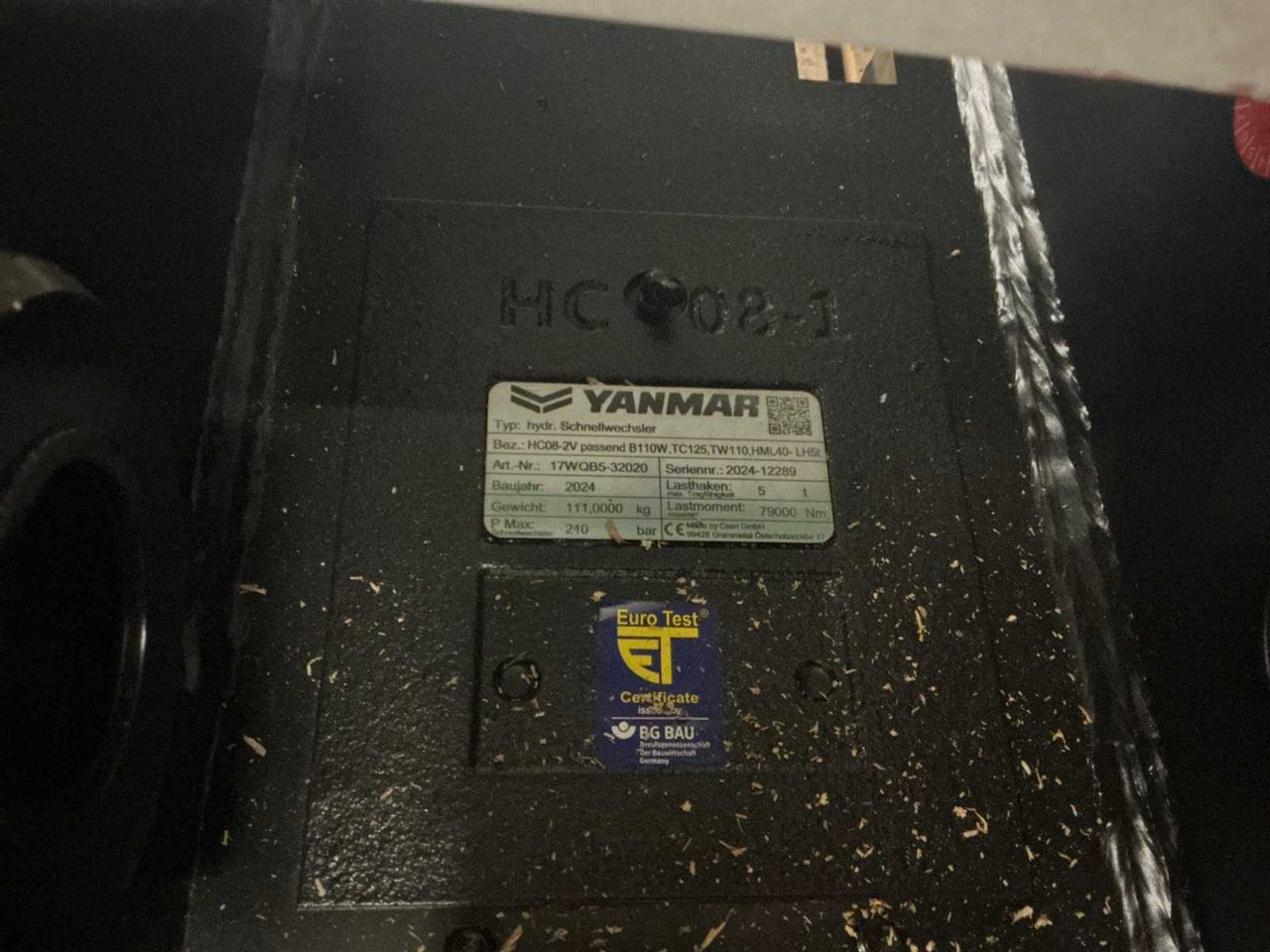 2024 YANMAR QUICK COUPLER, HYDR. - Radlader: das Bild 5 2024 YANMAR QUICK COUPLER, HYDR. - Radlader: das Bild 5