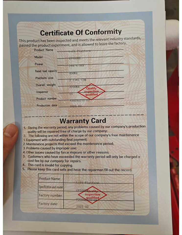 EVER STAR - 2025 - EPT0608 - AERIAL PLATFORM - Arbeitsbühne: das Bild 5 EVER STAR - 2025 - EPT0608 - AERIAL PLATFORM - Arbeitsbühne: das Bild 5