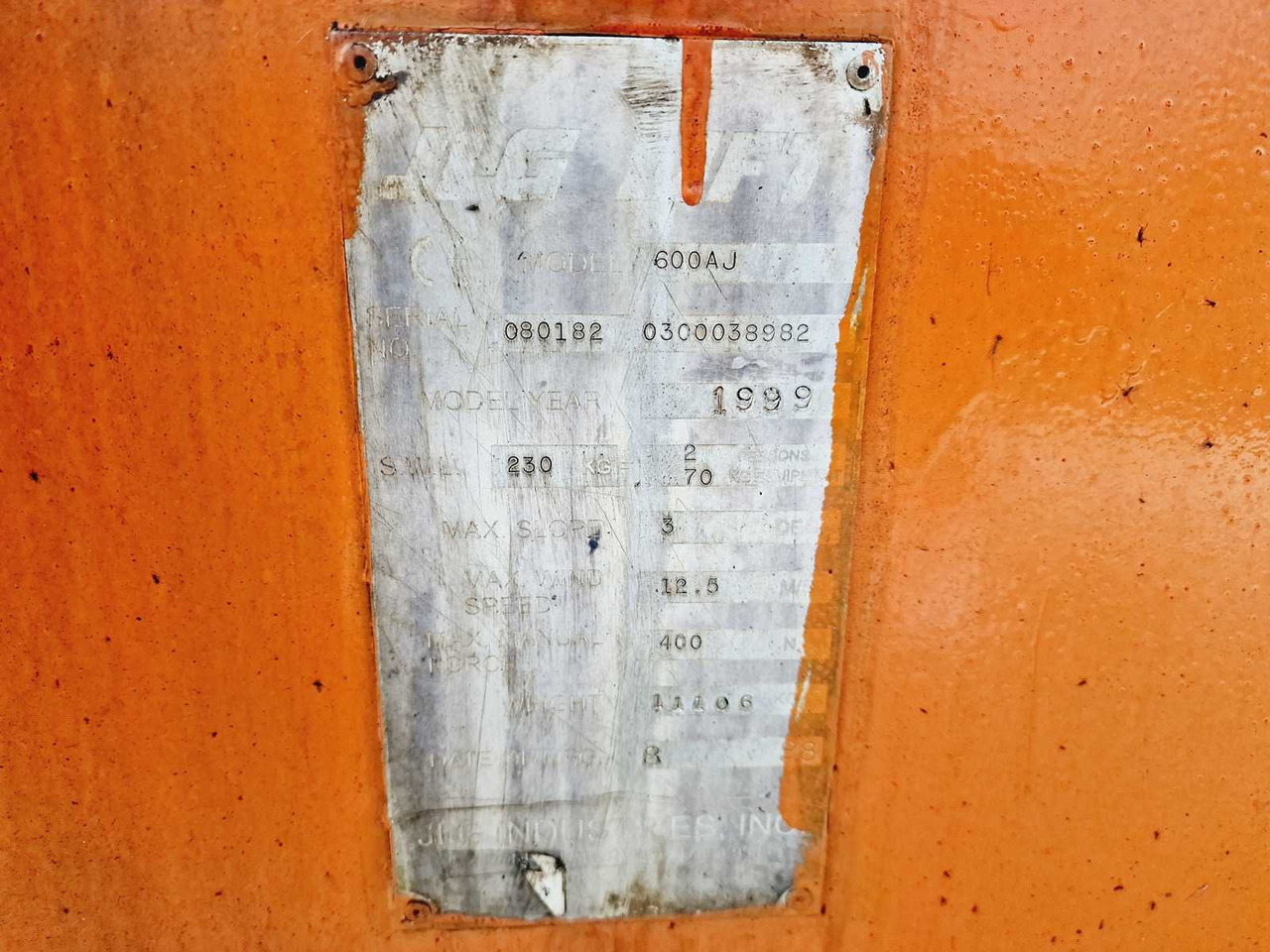Arbeitsbühne JLG 600 AJ: das Bild 14