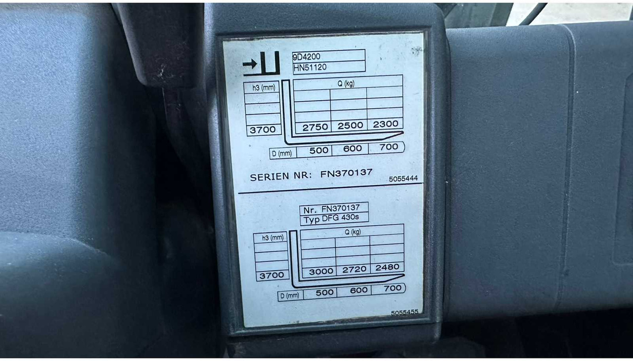 Gabelstapler JUNGHEINRICH - DFG 430S - FORKLIFT TRUCKS - 2008: das Bild 15 Gabelstapler JUNGHEINRICH - DFG 430S - FORKLIFT TRUCKS - 2008: das Bild 15