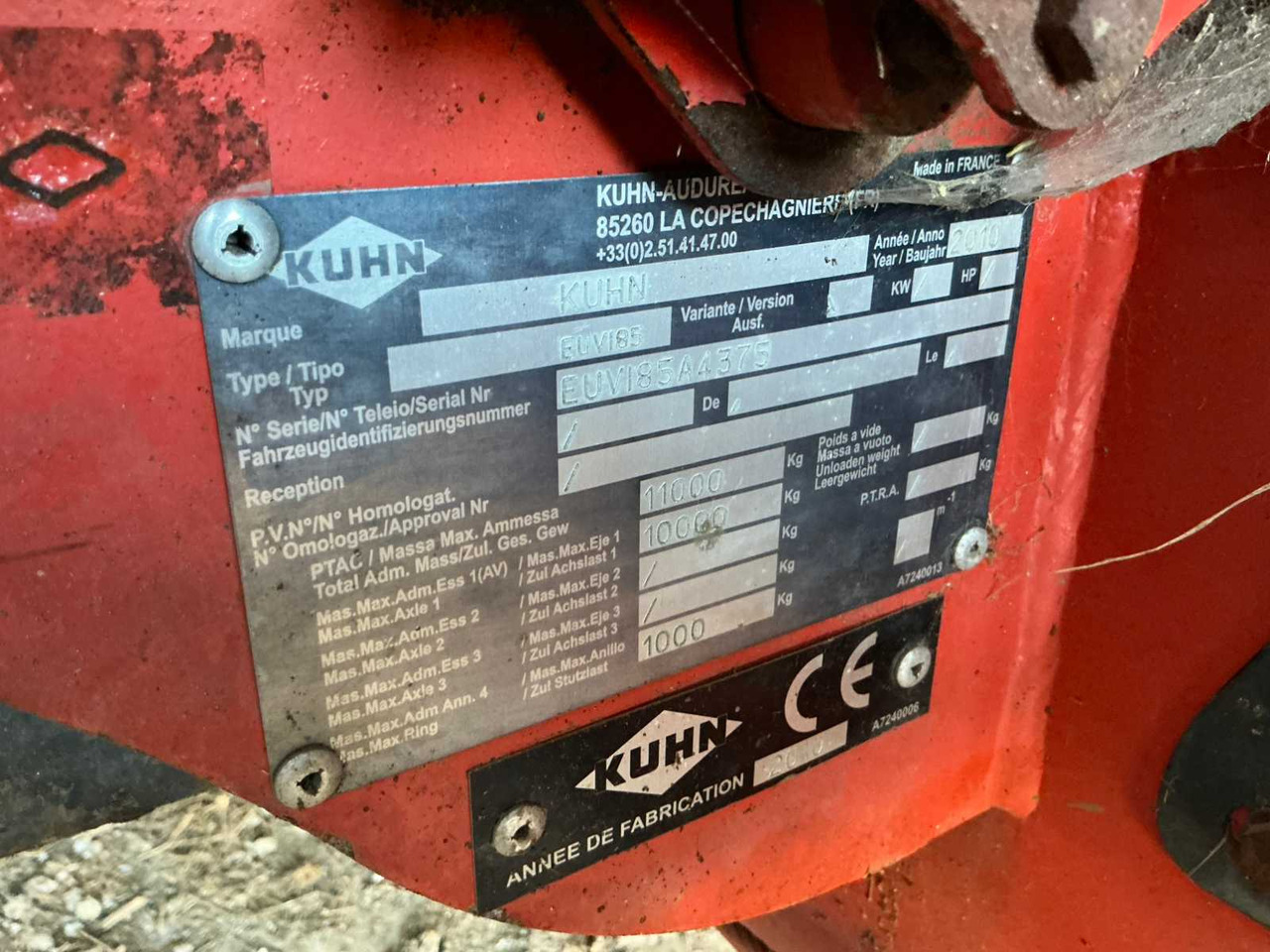 Futtermischwagen Kuhn Euvi85: das Bild 32
