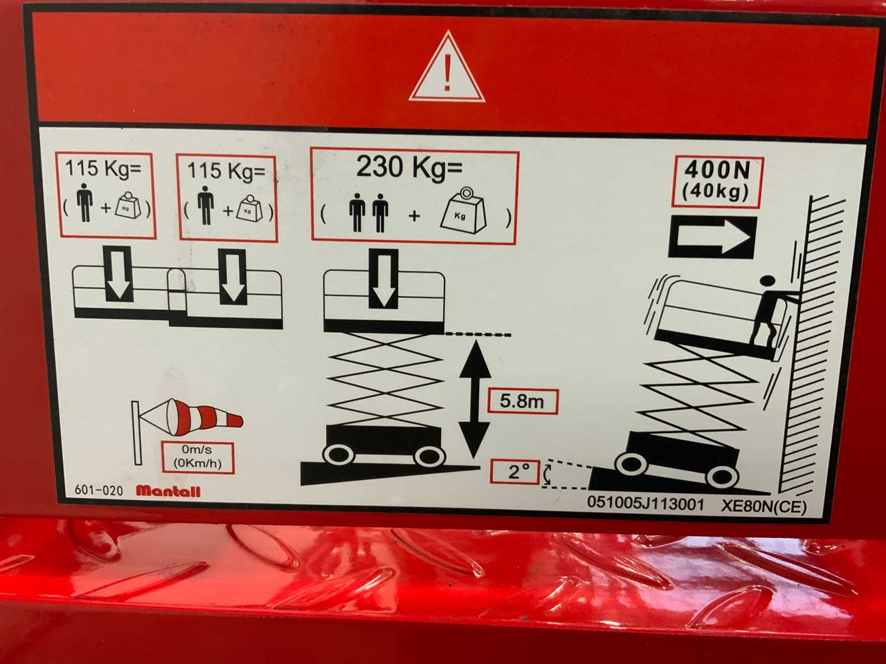 Arbeitsbühne Mantall XE80N: das Bild 21