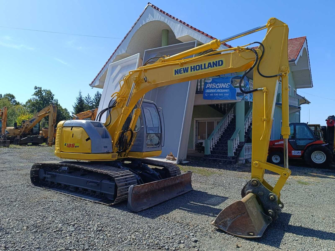 Bagger NEW HOLLAND KOBELCO - E-135-SR - TRACKED EXCAVATOR - 2011: das Bild 6