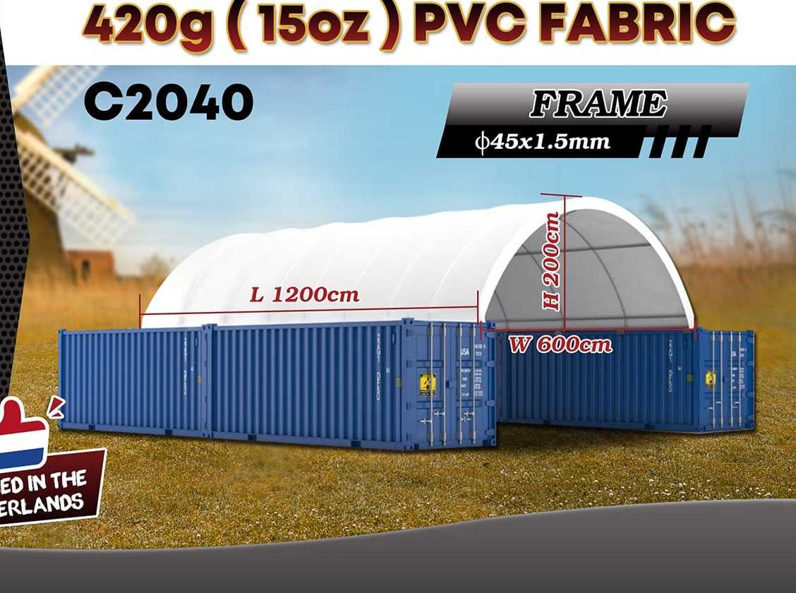 Rhino-Cross-Shelter C2040 - 12x6x2 m - Lagertank: das Bild 2 Rhino-Cross-Shelter C2040 - 12x6x2 m - Lagertank: das Bild 2