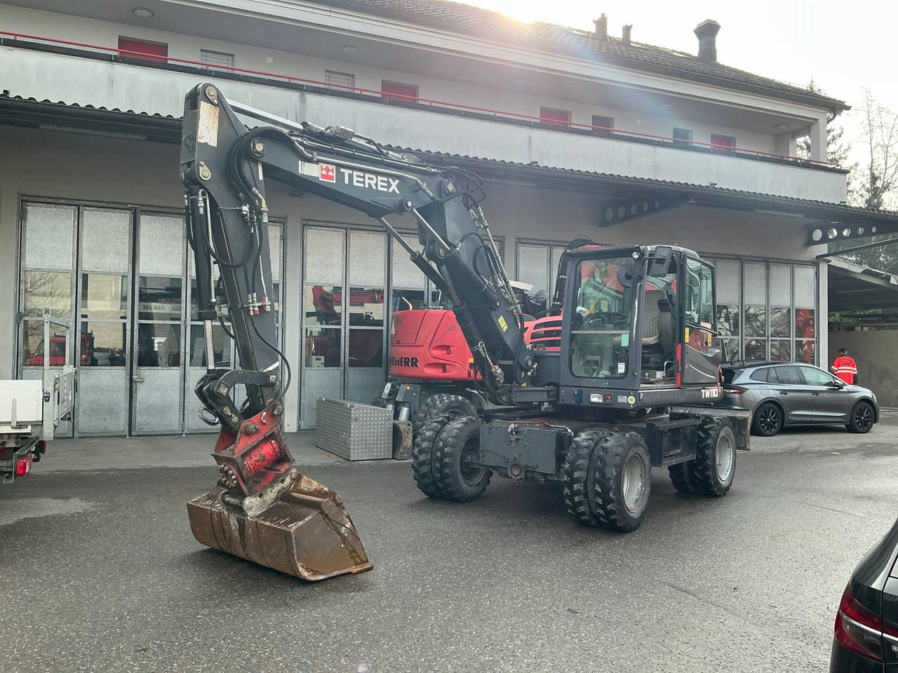 Terex TW110 - Mobilbagger: das Bild 1 Terex TW110 - Mobilbagger: das Bild 1