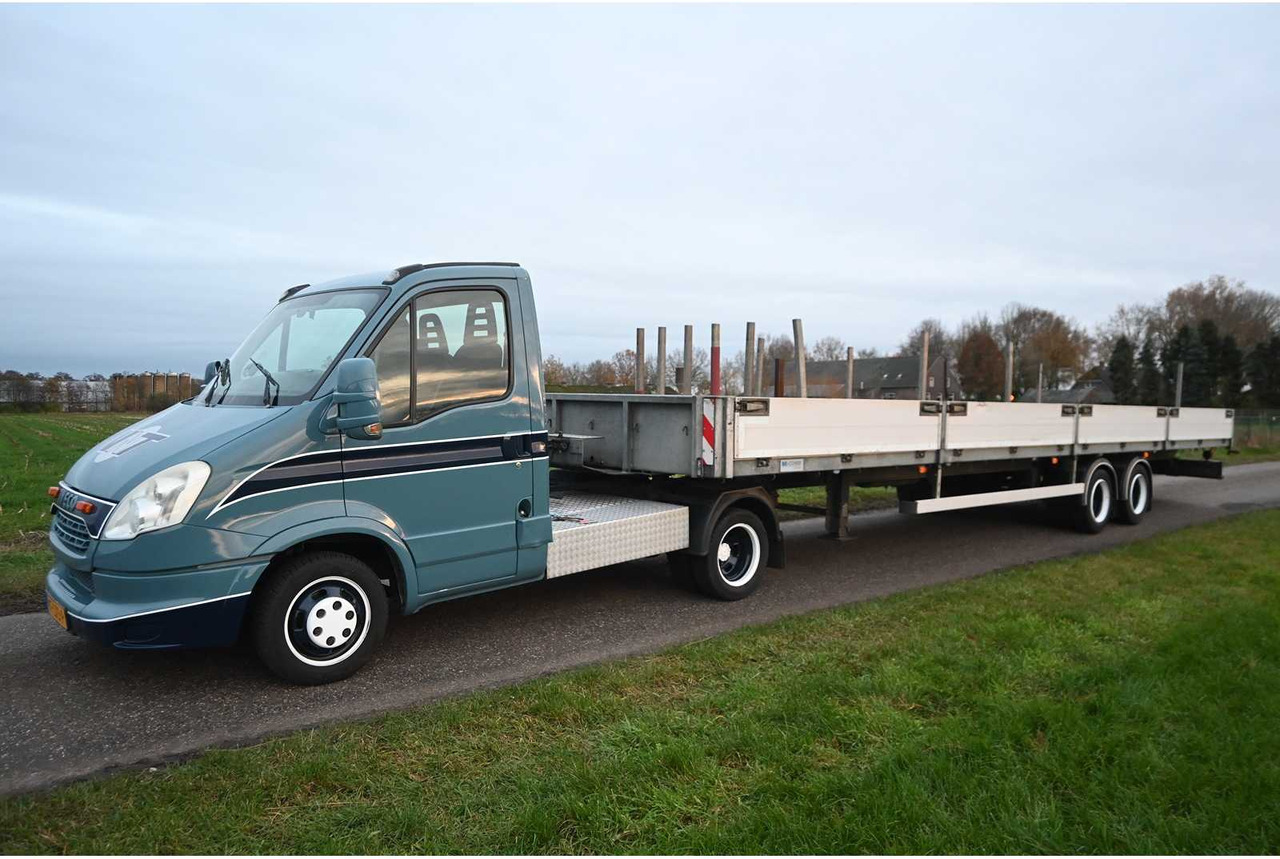 IVECO DAILY 35C17 300 BE-TRACTOR WITH BUNK BU7500 - 10 METER TRAILER - Transporter: das Bild 1 IVECO DAILY 35C17 300 BE-TRACTOR WITH BUNK BU7500 - 10 METER TRAILER - Transporter: das Bild 1