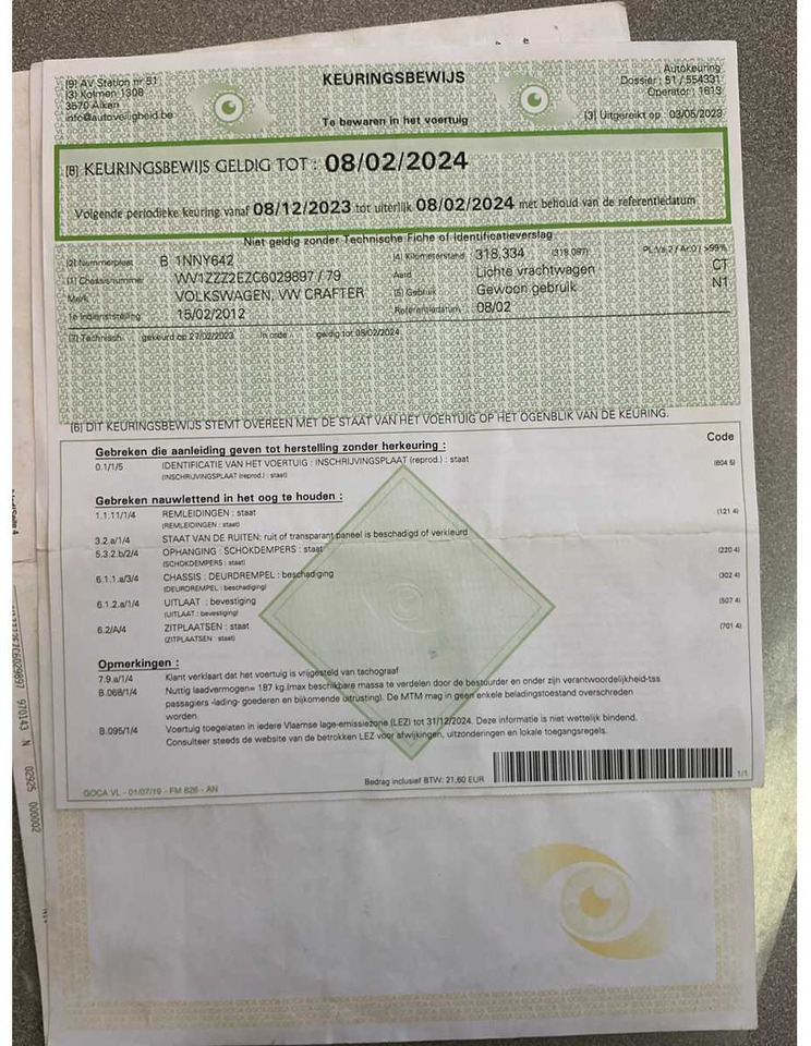 Transporter VOLKSWAGEN - CRAFTER - - COMMERCIAL VEHICLE: das Bild 31