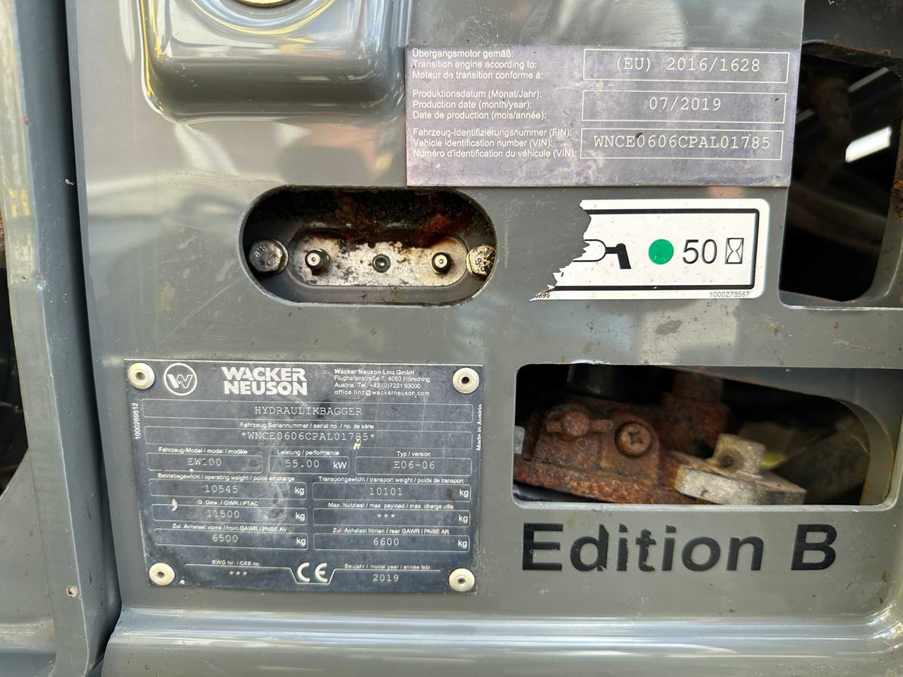 Mobilbagger WACKER NEUSON - 2019 - EW100 - WHEELED EXCAVATOR: das Bild 45 Mobilbagger WACKER NEUSON - 2019 - EW100 - WHEELED EXCAVATOR: das Bild 45