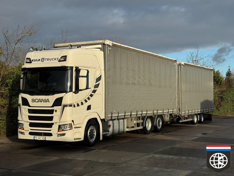 Scania R450 6X2/4 - MEGA volume curtain side combination - Slide roof / lift roof - NIGHT A/C - concourstaat - Plane LKW: das Bild 1 Scania R450 6X2/4 - MEGA volume curtain side combination - Slide roof / lift roof - NIGHT A/C - concourstaat - Plane LKW: das Bild 1