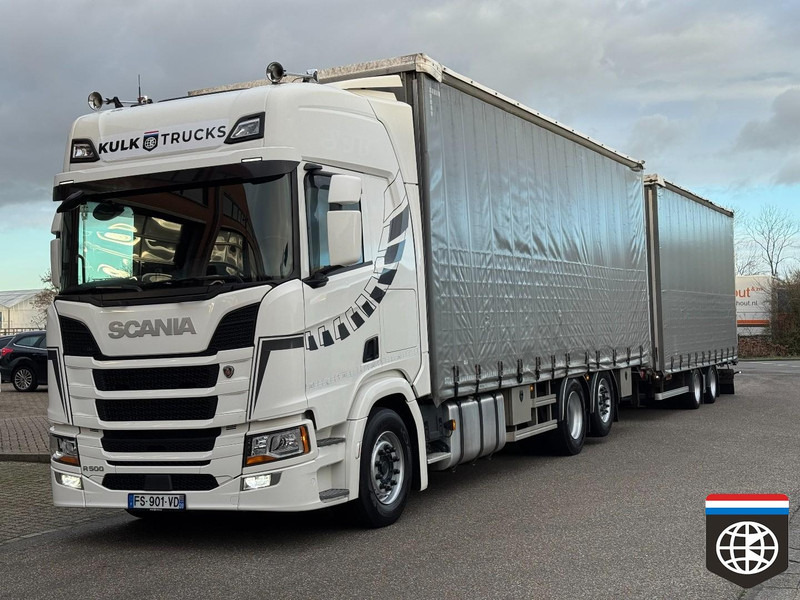 Scania R450 6X2/4 - MEGA volume curtain side combination - Slide roof / lift roof - NIGHT A/C - concourstaat - Plane LKW: das Bild 2 Scania R450 6X2/4 - MEGA volume curtain side combination - Slide roof / lift roof - NIGHT A/C - concourstaat - Plane LKW: das Bild 2