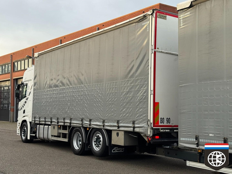 Scania R450 6X2/4 - MEGA volume curtain side combination - Slide roof / lift roof - NIGHT A/C - concourstaat - Plane LKW: das Bild 4 Scania R450 6X2/4 - MEGA volume curtain side combination - Slide roof / lift roof - NIGHT A/C - concourstaat - Plane LKW: das Bild 4