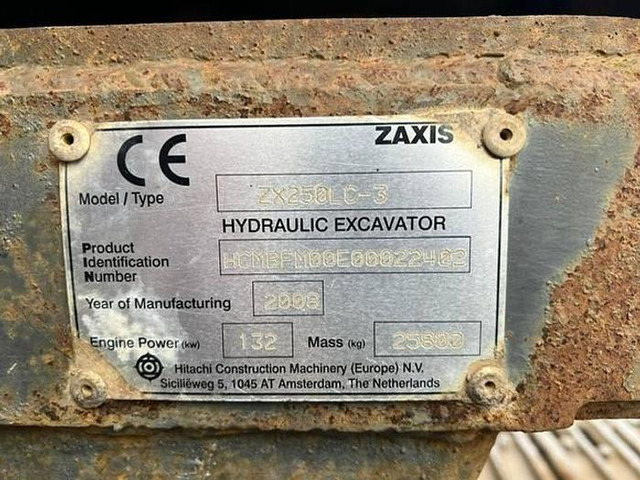 Bagger Isuzu ZX250LC-3 - ZX 250 LC-3 - ZX250: das Bild 10 Bagger Isuzu ZX250LC-3 - ZX 250 LC-3 - ZX250: das Bild 10