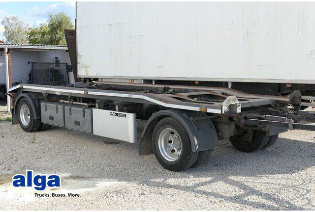HKM G 18 ZL 5,0, Außenroller 5 bis 7m, Luftfederun - Container/ Wechselfahrgestell Anhänger: das Bild 1 HKM G 18 ZL 5,0, Außenroller 5 bis 7m, Luftfederun - Container/ Wechselfahrgestell Anhänger: das Bild 1