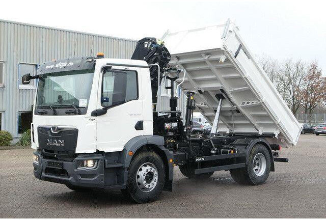 MAN 18.320 TGM BB, Kran Hiab X-Hiduo 138, Funk, AHK - Kipper: das Bild 4 MAN 18.320 TGM BB, Kran Hiab X-Hiduo 138, Funk, AHK - Kipper: das Bild 4