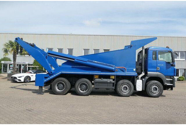 MAN 41.480 TGS 8x4, gr. Federpaket, 37tkm, 4-Achser - Seil Abrollkipper: das Bild 2 MAN 41.480 TGS 8x4, gr. Federpaket, 37tkm, 4-Achser - Seil Abrollkipper: das Bild 2