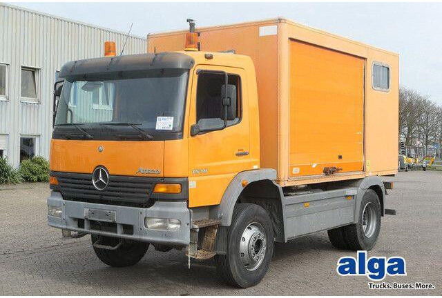Mercedes-Benz 1518 A Atego 4X4, Klima, AHK, Allrad, Rolltor - Koffer LKW: das Bild 1 Mercedes-Benz 1518 A Atego 4X4, Klima, AHK, Allrad, Rolltor - Koffer LKW: das Bild 1