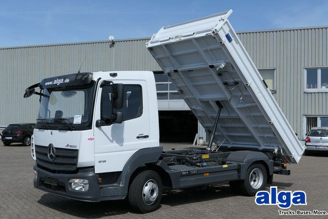 Mercedes-Benz 818 K Atego 4x2, Meiller, 19tkm, 2x AHK, Klima - Kipper Transporter: das Bild 1 Mercedes-Benz 818 K Atego 4x2, Meiller, 19tkm, 2x AHK, Klima - Kipper Transporter: das Bild 1