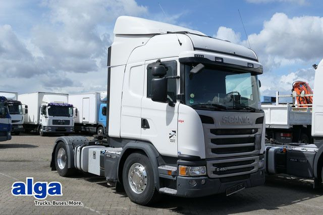 Scania G 450 4x2, Retarder, Hydr., Klima, Alu-Felgen - Sattelzugmaschine: das Bild 1 Scania G 450 4x2, Retarder, Hydr., Klima, Alu-Felgen - Sattelzugmaschine: das Bild 1