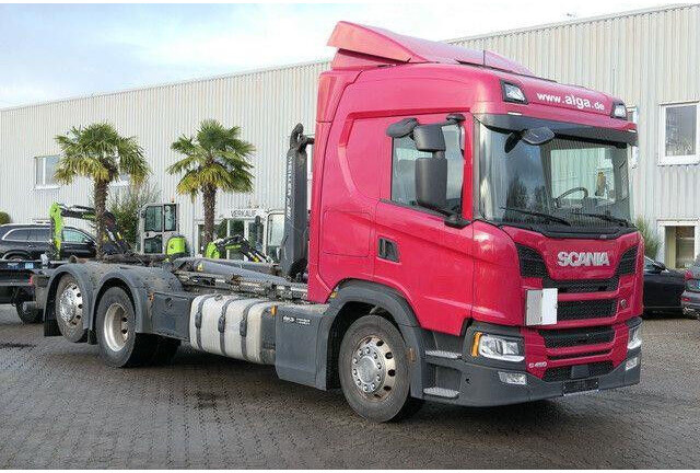 Scania G 450 6x2, Meiller RL 18.65, Retarder,Alu-Felgen - Abrollkipper: das Bild 3 Scania G 450 6x2, Meiller RL 18.65, Retarder,Alu-Felgen - Abrollkipper: das Bild 3