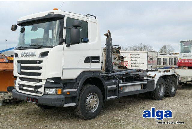 Scania R 580 6x4, V8-Motor, Meiller RS21, Retarder, AC - Abrollkipper: das Bild 1 Scania R 580 6x4, V8-Motor, Meiller RS21, Retarder, AC - Abrollkipper: das Bild 1
