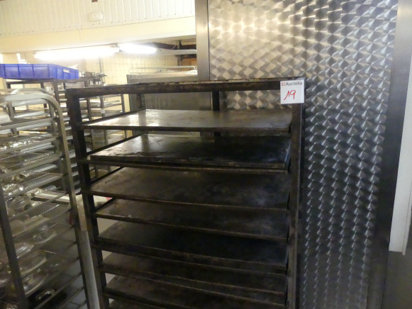 Chariot de four avec platine 60x40 cm (4 bords) - Bäckereimaschine: das Bild 3 Chariot de four avec platine 60x40 cm (4 bords) - Bäckereimaschine: das Bild 3