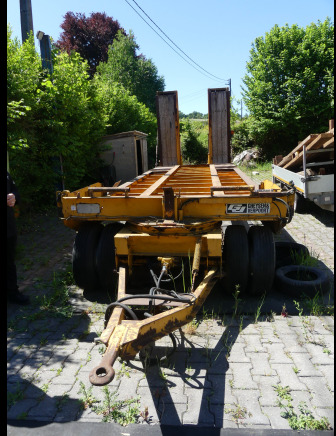 Remorque porte engin Gheysen&Verpoort R2818B - Autotransporter Anhänger: das Bild 1 Remorque porte engin Gheysen&Verpoort R2818B - Autotransporter Anhänger: das Bild 1