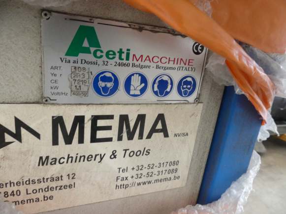 Touret à meuler double tête Aceti Machinne 108 - Metallbearbeitungsmaschine: das Bild 2 Touret à meuler double tête Aceti Machinne 108 - Metallbearbeitungsmaschine: das Bild 2