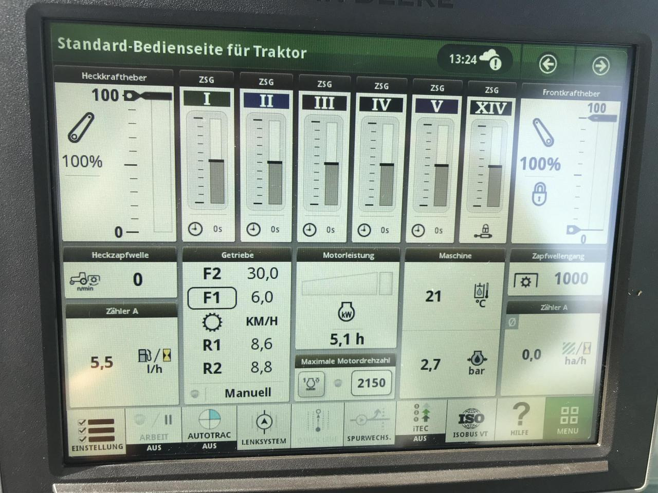 Traktor John Deere 7R 310: das Bild 12