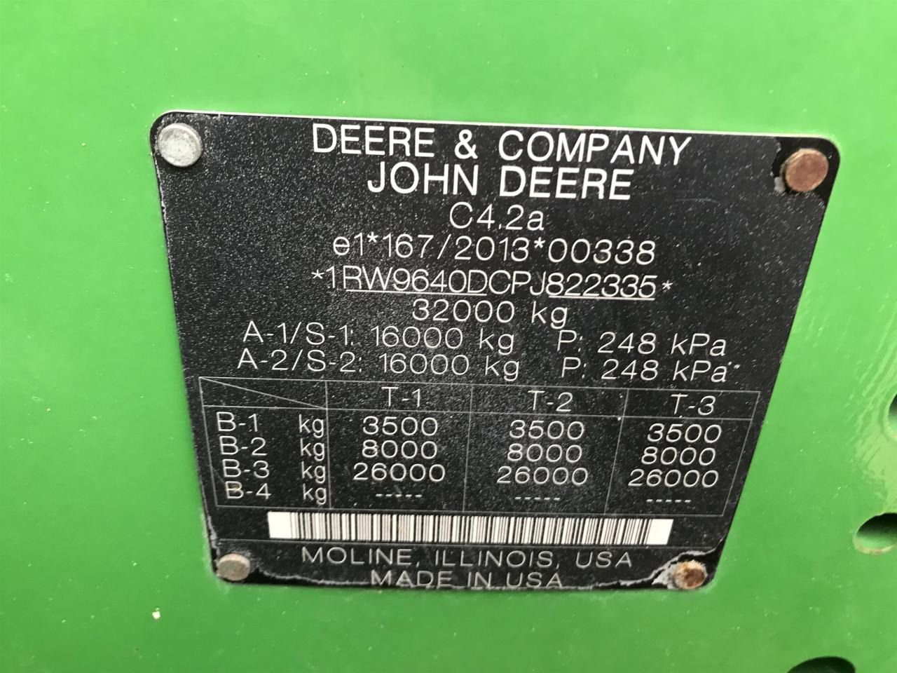 Traktor John Deere 9RX 640: das Bild 16
