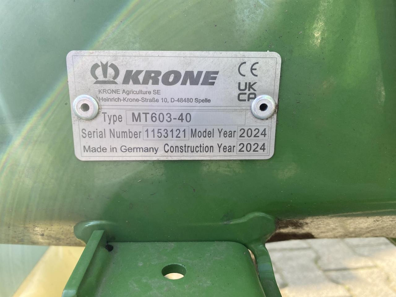 Krone EC B 1000 - Mähwerk: das Bild 3 Krone EC B 1000 - Mähwerk: das Bild 3
