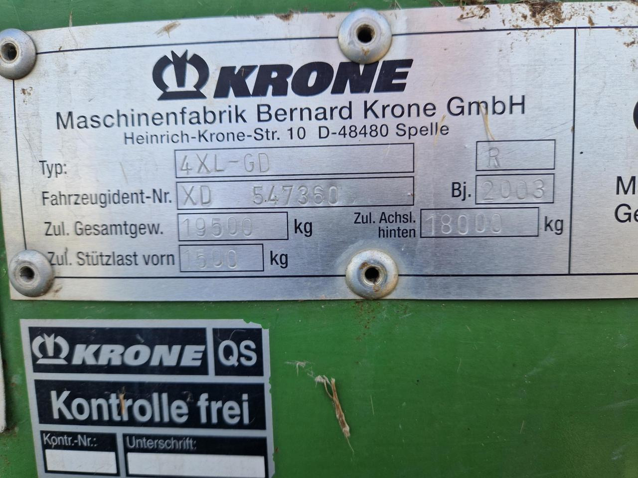 Krone TITAN 4XL-GD – Leasing Krone TITAN 4XL-GD: das Bild 19