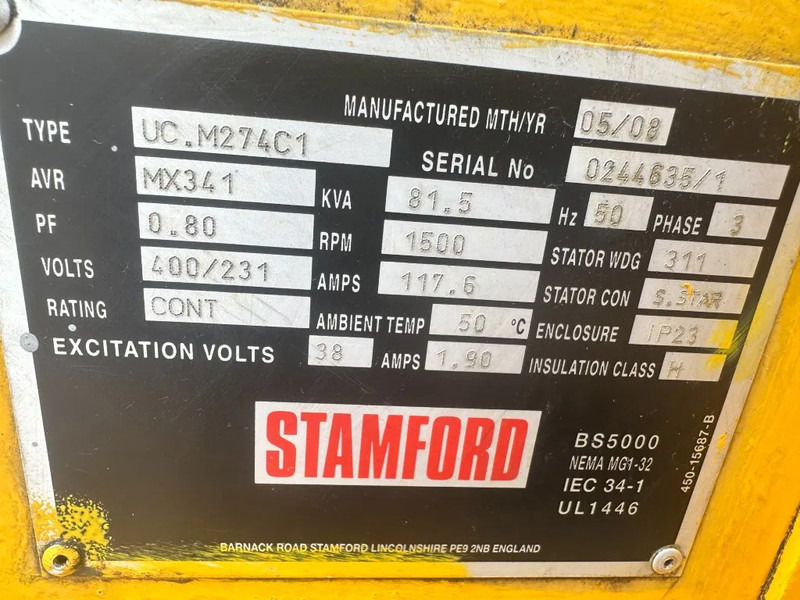 John Deere 4045 HFU 72 Stamford 81.5 kVA Marine Generatorset - Stromgenerator: das Bild 5 John Deere 4045 HFU 72 Stamford 81.5 kVA Marine Generatorset - Stromgenerator: das Bild 5