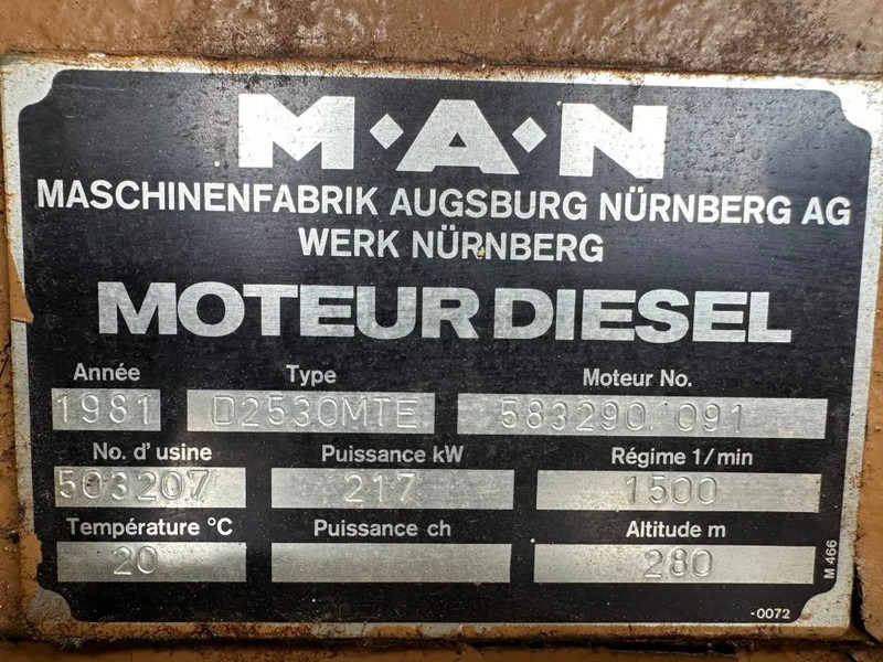 MAN D2530 MTE unelec 220 kVA Noodsroom Generatorset ex Emergency - Stromgenerator: das Bild 3 MAN D2530 MTE unelec 220 kVA Noodsroom Generatorset ex Emergency - Stromgenerator: das Bild 3