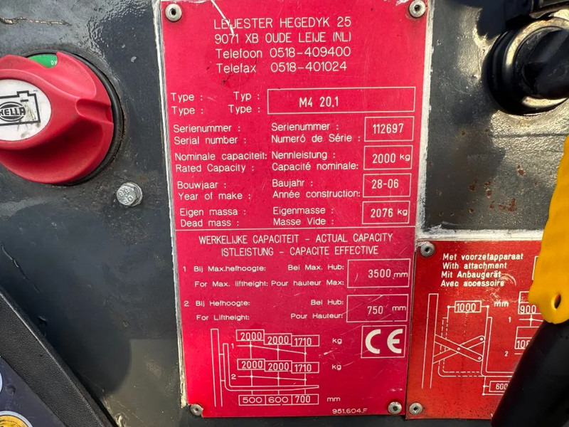 Moffett M4 20.1 Kubota Diesel Kooiaap 2 ton Sideshift Positioner Meeneemheftruck - Mitnahmestapler: das Bild 5 Moffett M4 20.1 Kubota Diesel Kooiaap 2 ton Sideshift Positioner Meeneemheftruck - Mitnahmestapler: das Bild 5