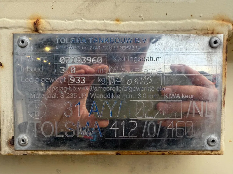 Tolsma Kiwa IBC 3000 liter Dieseltank Brandstoftank - Seecontainer: das Bild 4 Tolsma Kiwa IBC 3000 liter Dieseltank Brandstoftank - Seecontainer: das Bild 4