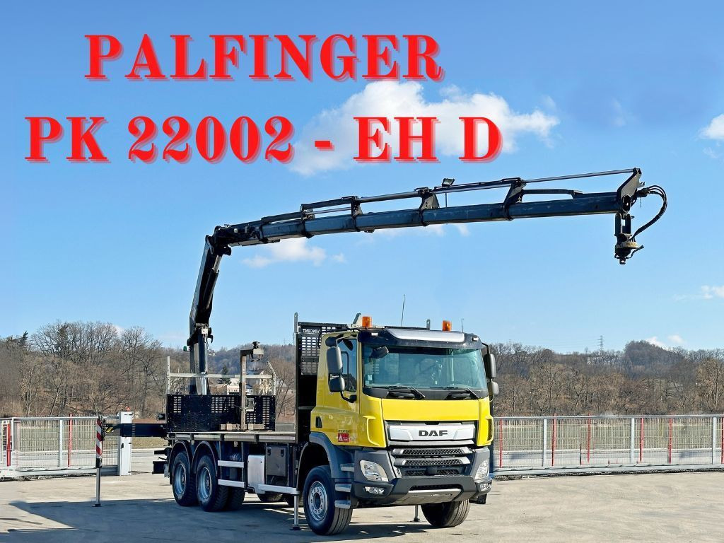 DAF CF 450 * PK 22002 - EH D + FUNK * 6x4 * TOP - Autokran, Pritsche LKW: das Bild 1 DAF CF 450 * PK 22002 - EH D + FUNK * 6x4 * TOP - Autokran, Pritsche LKW: das Bild 1