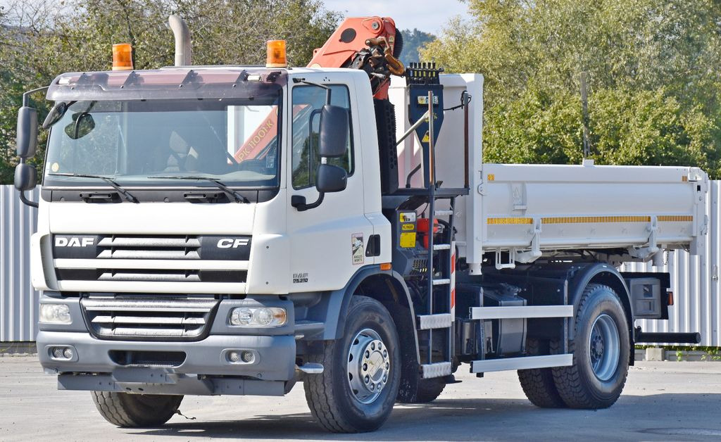 DAF CF 75.310 Kipper 4,30 m + KRAN * TOPZUSTAND - Kipper, Autokran: das Bild 5 DAF CF 75.310 Kipper 4,30 m + KRAN * TOPZUSTAND - Kipper, Autokran: das Bild 5
