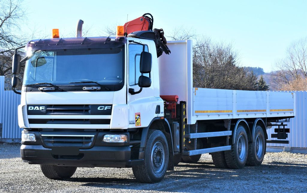 DAF CF 75.360 Pritsche 7,95 m + KRAN / FUNK * 6x4 DAF CF 75.360 Pritsche 7,95 m + KRAN / FUNK * 6x4 - Autokran, Pritsche LKW: das Bild 4 DAF CF 75.360 Pritsche 7,95 m + KRAN / FUNK * 6x4 DAF CF 75.360 Pritsche 7,95 m + KRAN / FUNK * 6x4 - Autokran, Pritsche LKW: das Bild 4
