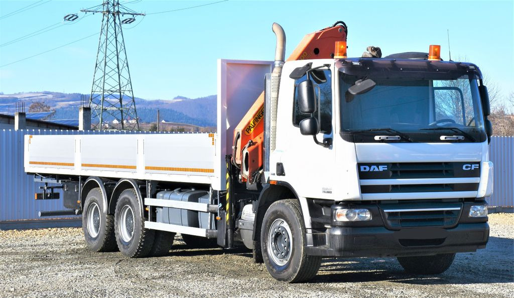 DAF CF 75.360 Pritsche 7,95 m + KRAN / FUNK * 6x4 - Autokran, Pritsche LKW: das Bild 3 DAF CF 75.360 Pritsche 7,95 m + KRAN / FUNK * 6x4 - Autokran, Pritsche LKW: das Bild 3