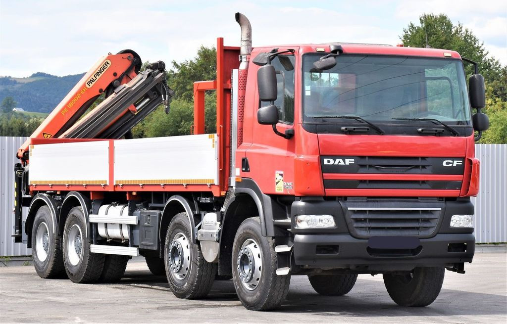 DAF CF 85.410 Pritsche 6,80m + KRAN / FUNK/8x4 - Autokran: das Bild 4 DAF CF 85.410 Pritsche 6,80m + KRAN / FUNK/8x4 - Autokran: das Bild 4