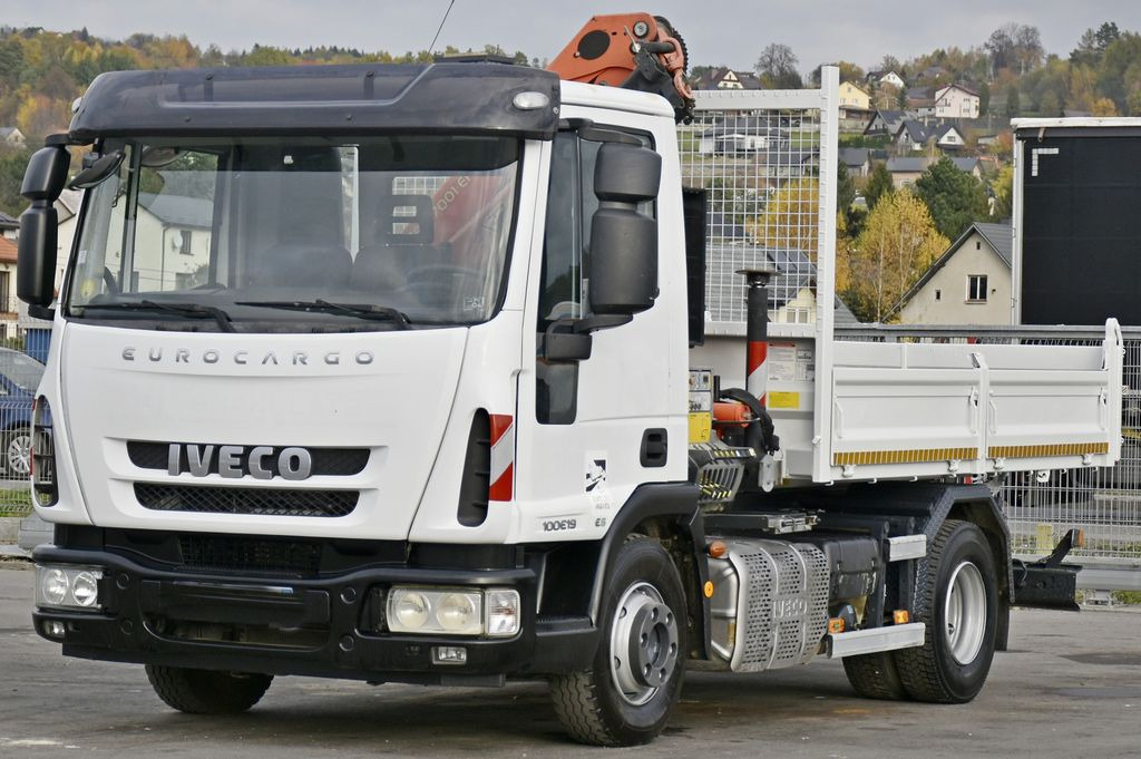 Iveco EUROCARGO 100E19 +PK 7001 H + FUNK * TOPZUSTAND - Autokran, Kipper: das Bild 3 Iveco EUROCARGO 100E19 +PK 7001 H + FUNK * TOPZUSTAND - Autokran, Kipper: das Bild 3