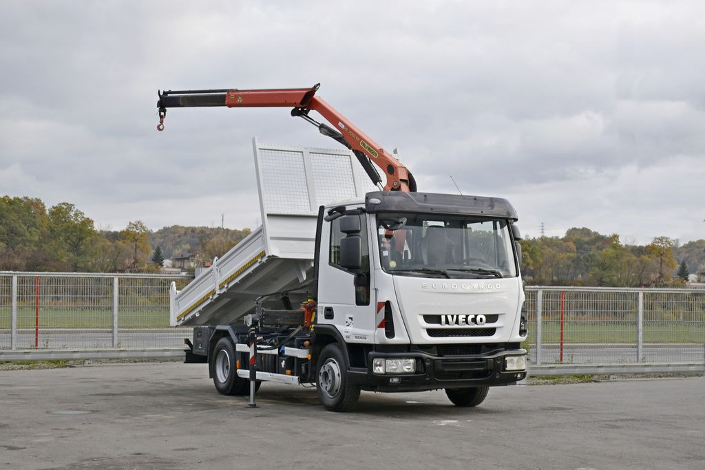 Iveco EUROCARGO 100E19 +PK 7001 H + FUNK * TOPZUSTAND - Autokran, Kipper: das Bild 2 Iveco EUROCARGO 100E19 +PK 7001 H + FUNK * TOPZUSTAND - Autokran, Kipper: das Bild 2